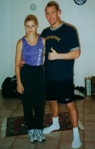 Simo Cookie with martial arts instructors 5