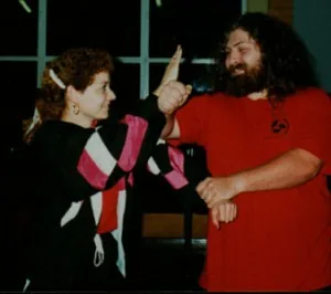 Simo Cookie with martial arts instructors 6
