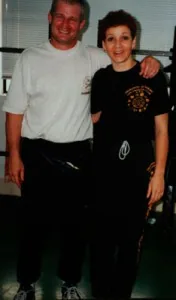 Simo Cookie with martial arts instructors 7