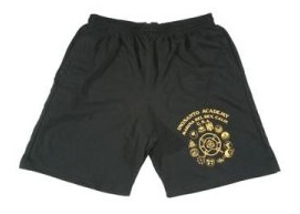 Shorts - Inosanto Academy - Black with Gold Logo