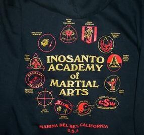 Hoodie with Zipper - Inosanto Academy - Sweatshirt - Shield Logo